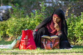 مراسم دعای عرفه و تشییع پیکر شهدای گمنام در همدان