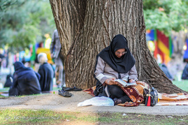 مراسم دعای عرفه و تشییع پیکر شهدای گمنام در همدان