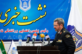 نشست خبری رئیس پلیس راهنمایی و رانندگی تهران