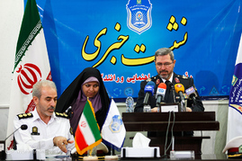 نشست خبری رئیس پلیس راهنمایی و رانندگی تهران