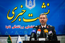 نشست خبری رئیس پلیس راهنمایی و رانندگی تهران