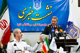نشست خبری رئیس پلیس راهنمایی و رانندگی تهران