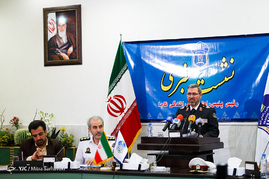 نشست خبری رئیس پلیس راهنمایی و رانندگی تهران