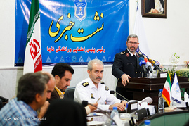 نشست خبری رئیس پلیس راهنمایی و رانندگی تهران