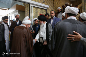 مراسم آغاز سال جدید تحصیلی حوزه علمیه خراسان در مدرسه عالی نواب
