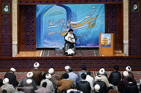 مراسم آغاز سال جدید تحصیلی حوزه علمیه خراسان در مدرسه عالی نواب