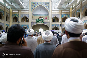 مراسم آغاز سال جدید تحصیلی حوزه علمیه خراسان در مدرسه عالی نواب