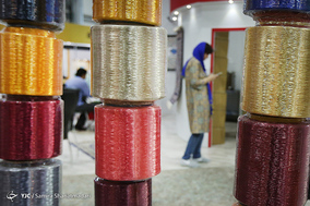 افتتاحیه  نمایشگاه صنعت نساجی با حضور وزیر صنعت و معدن