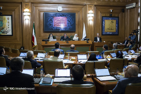 مراسم تحلیف شهردار تهران در جلسه شورای شهر