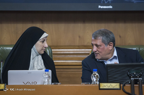 مراسم تحلیف شهردار تهران در جلسه شورای شهر