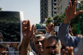 راهپیمایی نمازگزاران نماز جمعه مشهد در حمایت از مسلمانان مظلوم میانمار