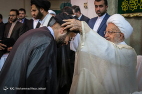 آئین عمامه گذاری طلاب در قم