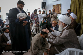 آئین عمامه گذاری طلاب در قم