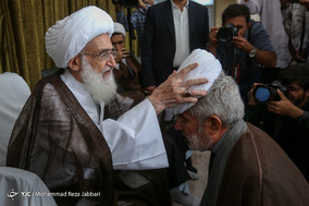 آئین عمامه گذاری طلاب در قم