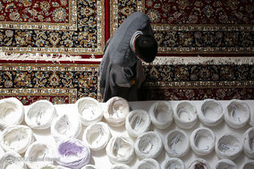 مراسم عمامه گذاری طلاب حوزه علمیه خراسان