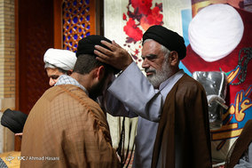 مراسم عمامه گذاری طلاب حوزه علمیه خراسان