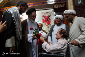 مراسم عمامه گذاری طلاب حوزه علمیه خراسان