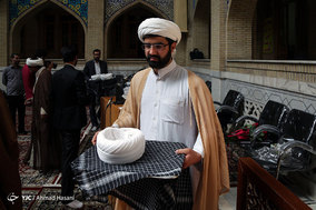 مراسم عمامه گذاری طلاب حوزه علمیه خراسان