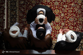 مراسم عمامه گذاری طلاب حوزه علمیه خراسان