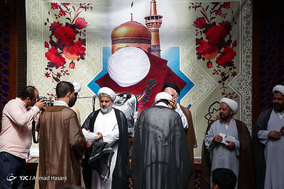 مراسم عمامه گذاری طلاب حوزه علمیه خراسان