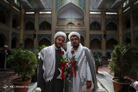 مراسم عمامه گذاری طلاب حوزه علمیه خراسان