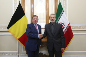 دیدار لاریجانی با ریس مجلس بلژیک