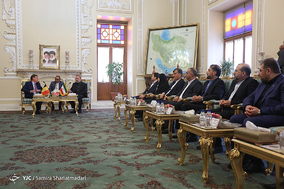 دیدار لاریجانی با ریس مجلس بلژیک