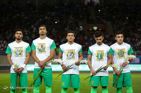 دیدار تیم های منتخب مشهد و منتخب کربلا در ورزشگاه امام رضا (ع) مشهد