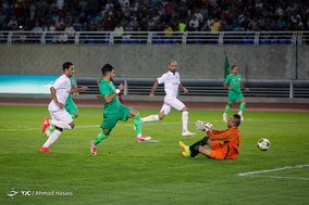 دیدار تیم های منتخب مشهد و منتخب کربلا در ورزشگاه امام رضا (ع) مشهد