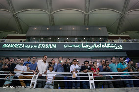 دیدار تیم های منتخب مشهد و منتخب کربلا در ورزشگاه امام رضا (ع) مشهد