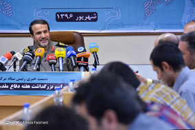 نشست خبری رئیس ستاد بزرگداشت هفته دفاع مقدس