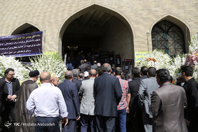 مراسم ترحیم برادر حسین مرعشی