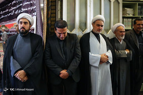 مراسم تشییع آیت الله معصومی (نماینده سابق ولی فقیه در دانشگاه آزاد) در مشهد