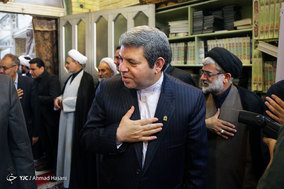 مراسم تشییع آیت الله معصومی (نماینده سابق ولی فقیه در دانشگاه آزاد) در مشهد