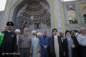 مراسم تشییع آیت الله معصومی (نماینده سابق ولی فقیه در دانشگاه آزاد) در مشهد