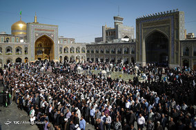 مراسم تشییع آیت الله معصومی (نماینده سابق ولی فقیه در دانشگاه آزاد) در مشهد