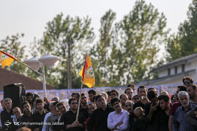 مراسم اربعین فرمانده شهید مرتضی حسین‌پور/ لنگرود