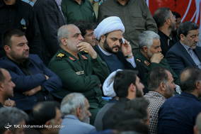 مراسم اربعین فرمانده شهید مرتضی حسین‌پور/ لنگرود