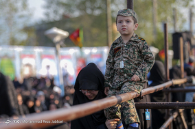 مراسم اربعین فرمانده شهید مرتضی حسین‌پور/ لنگرود