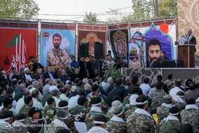 مراسم اربعین فرمانده شهید مرتضی حسین‌پور/ لنگرود