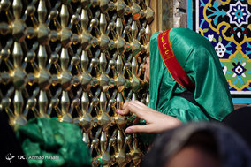 محفل باشکوه شیرخوارگان حسینی در حرم مطهر رضوی