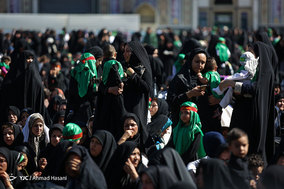 محفل باشکوه شیرخوارگان حسینی در حرم مطهر رضوی