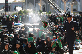 محفل باشکوه شیرخوارگان حسینی در حرم مطهر رضوی