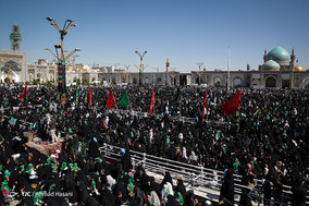 محفل باشکوه شیرخوارگان حسینی در حرم مطهر رضوی