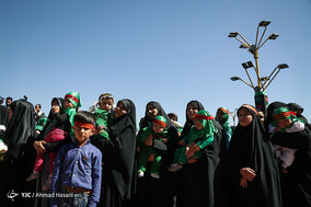 محفل باشکوه شیرخوارگان حسینی در حرم مطهر رضوی
