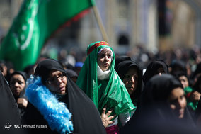 محفل باشکوه شیرخوارگان حسینی در حرم مطهر رضوی