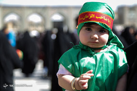 محفل باشکوه شیرخوارگان حسینی در حرم مطهر رضوی