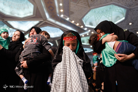 مراسم شیرخوارگان حسینی در مصلای تهران