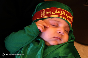مراسم شیرخوارگان حسینی در حرم شاهچراغ(ع)_شیراز