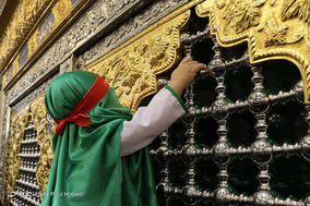 مراسم شیرخوارگان حسینی در حرم شاهچراغ(ع)_شیراز